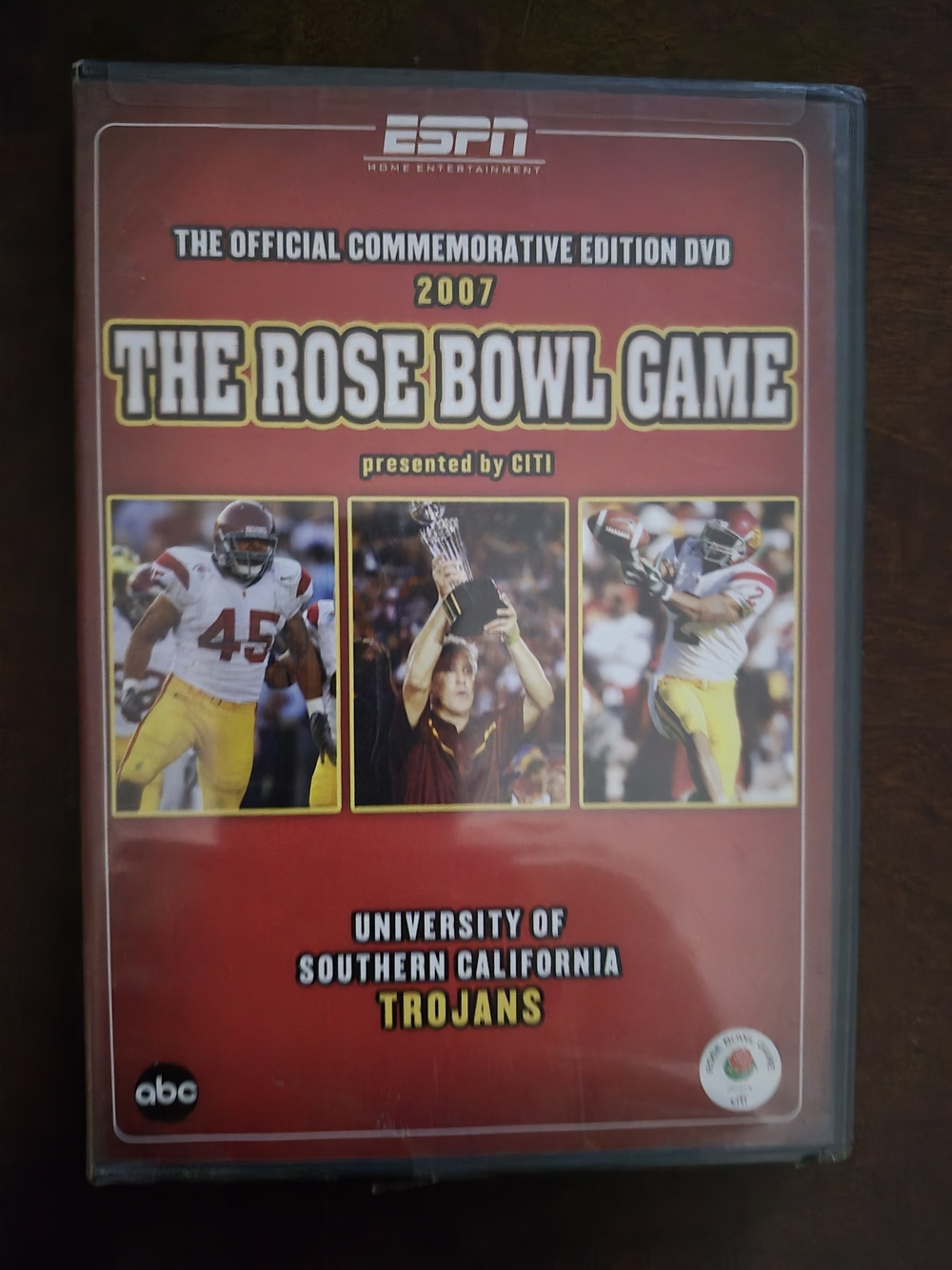 The Rose Bowl Game 2007 DVD - University of Southern California Trojans (Red)